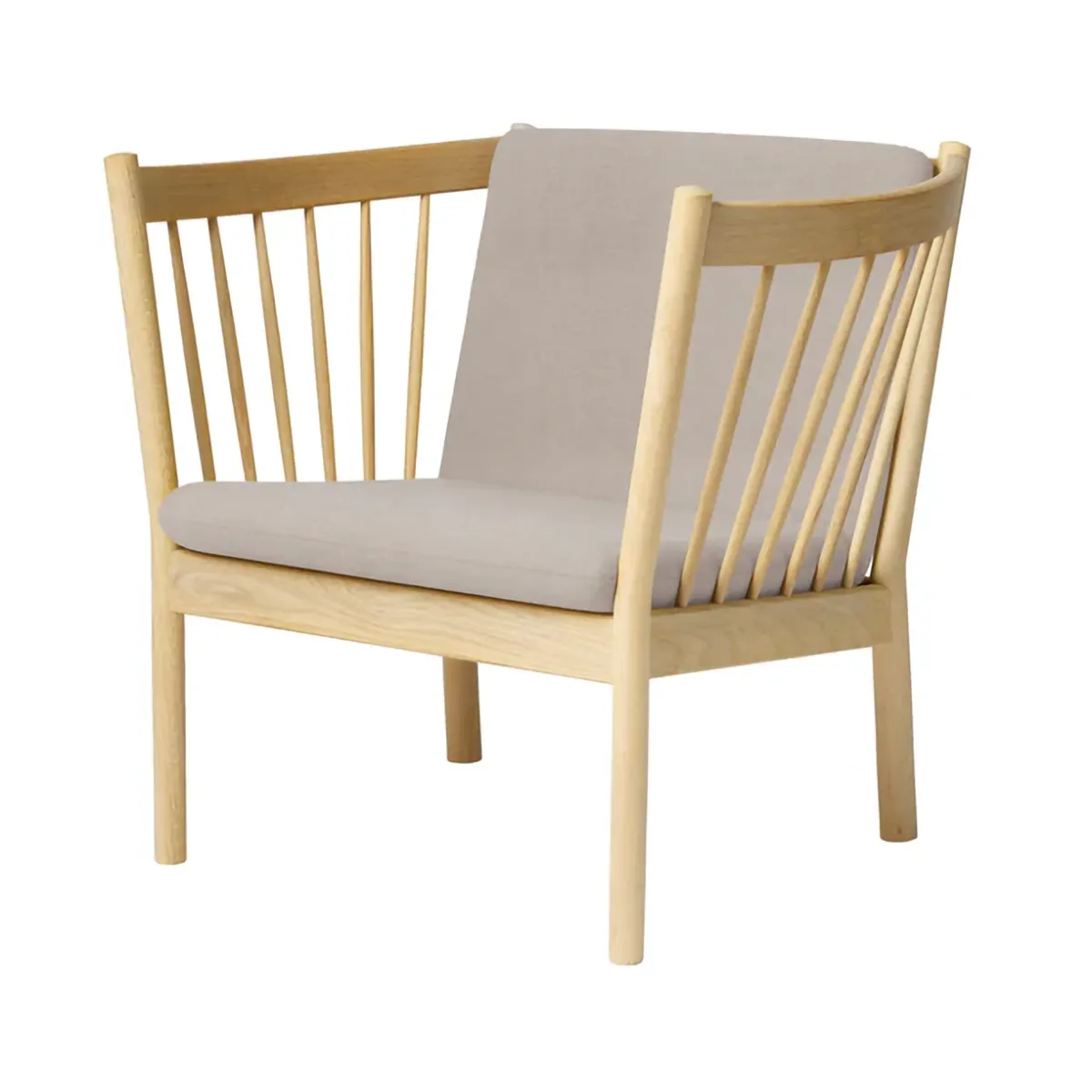 J146 Lænestol, Oak lacquered-beige FDB Møbler