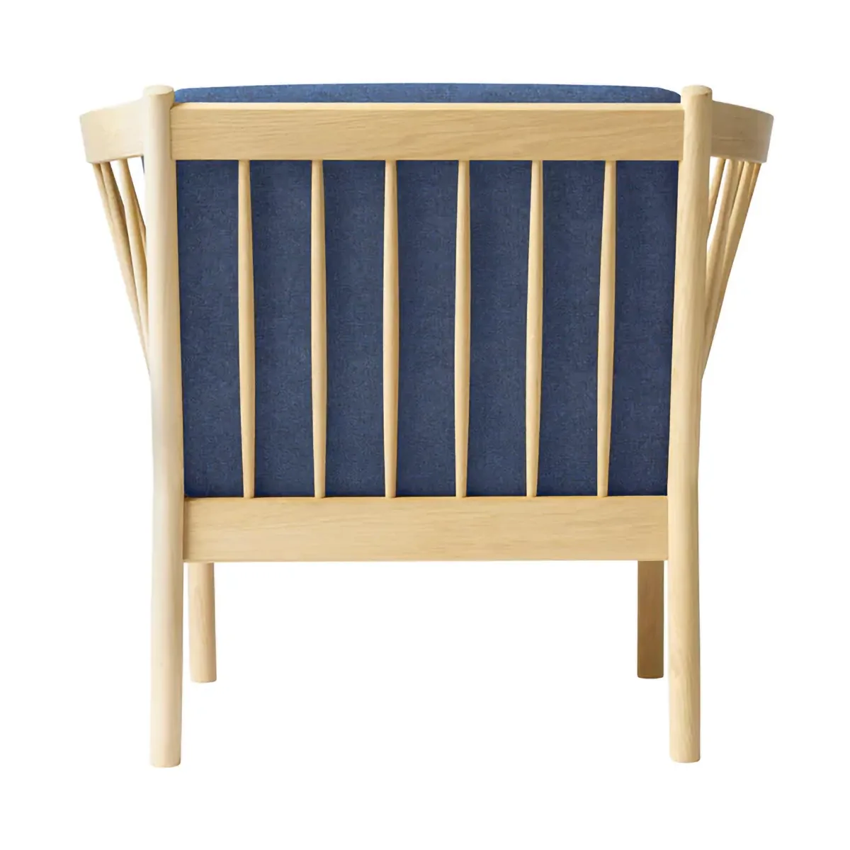 J146 Lænestol, Oak lacquered-dark blue FDB Møbler