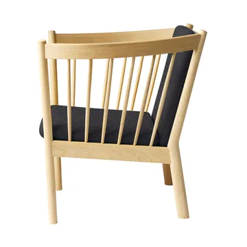 J146 Lænestol - Oak lacquered-dark grey - FDB Møbler