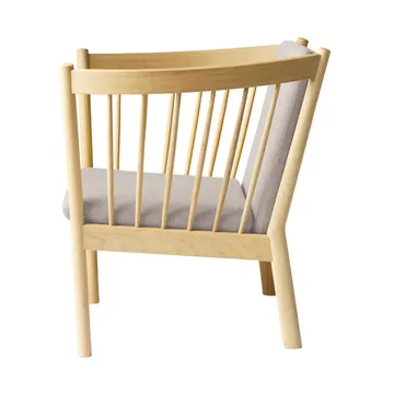 J146 Lænestol - Oak lacquered-light grey - FDB Møbler