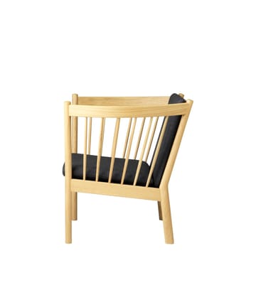 J146 Lænestol - Oak nature lacquered-dark grey - FDB Møbler