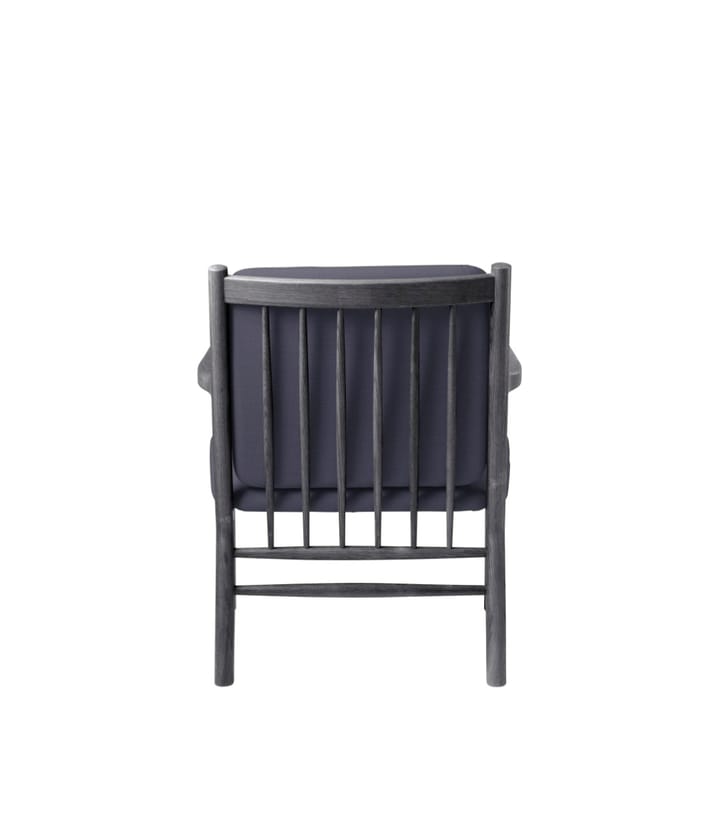 J147 Lænestol, Oak black painted-dark blue FDB Møbler