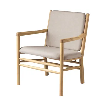 J147 Lænestol - Oak lacquered-beige - FDB Møbler
