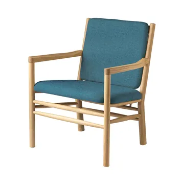 J147 Lænestol - Oak lacquered-green - FDB Møbler