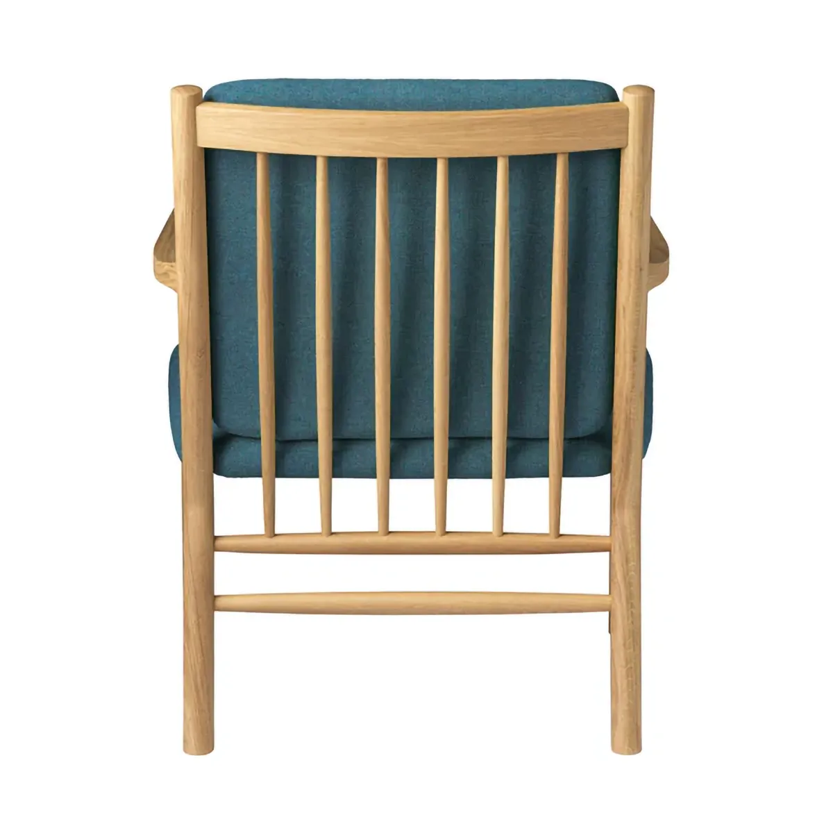 J147 Lænestol, Oak lacquered-green FDB Møbler