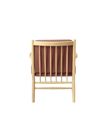J147 Lænestol - Oak nature lacquered-burnt orange - FDB Møbler