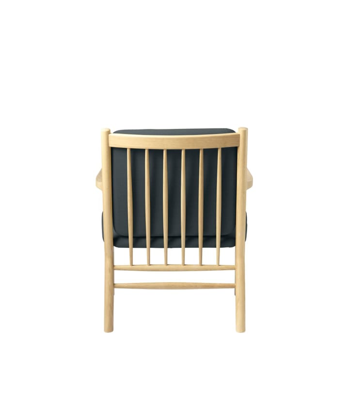 J147 Lænestol, Oak nature lacquered-dark green FDB Møbler