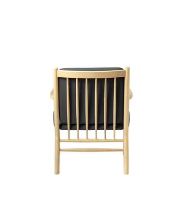 J147 Lænestol - Oak nature lacquered-dark grey - FDB Møbler