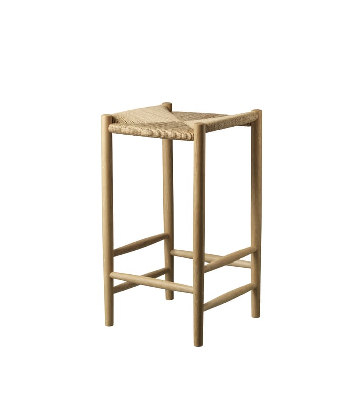 J164C Counter Squared barstol, Oak nature lacquered FDB Møbler