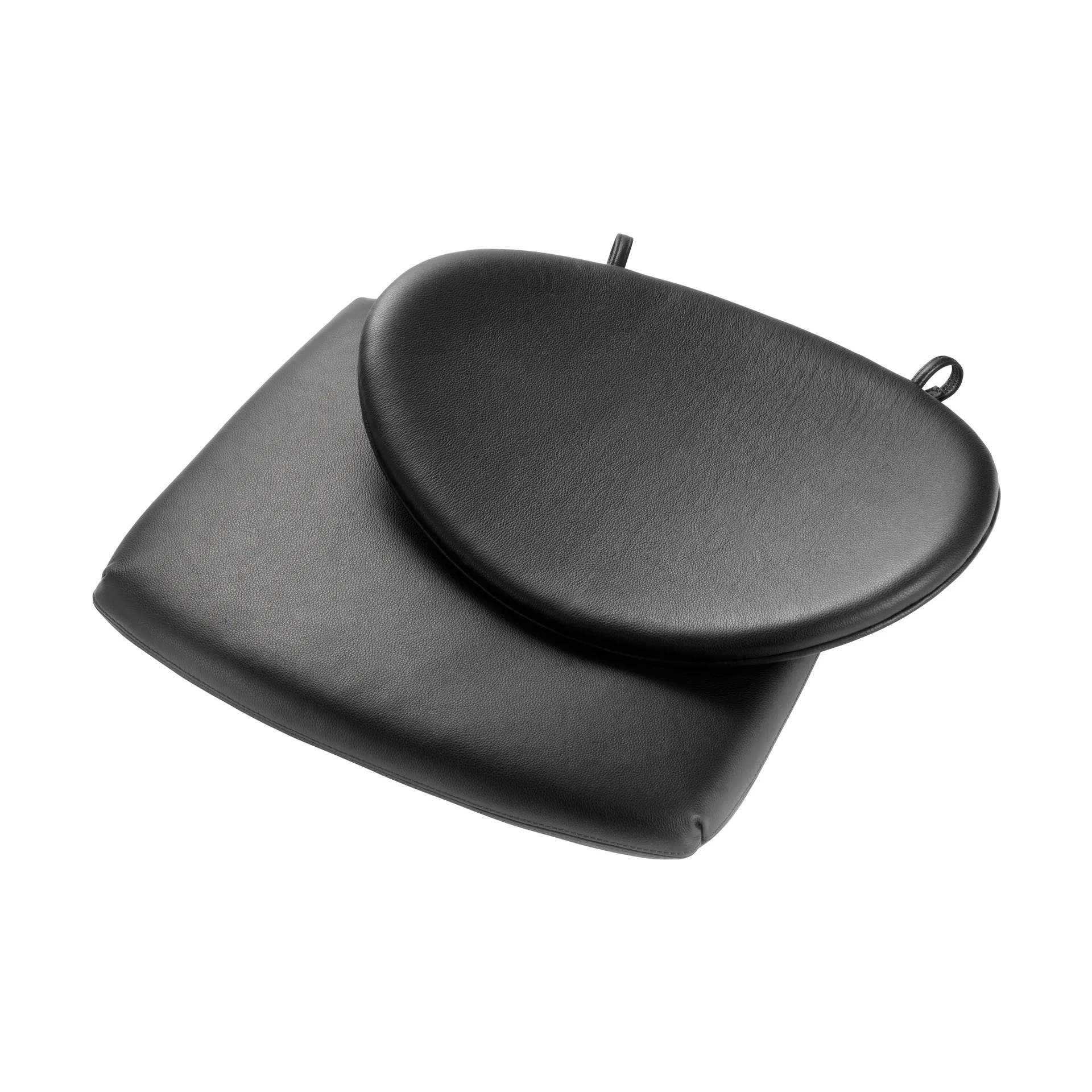 J166 Jørna hynde, Black leather FDB Møbler