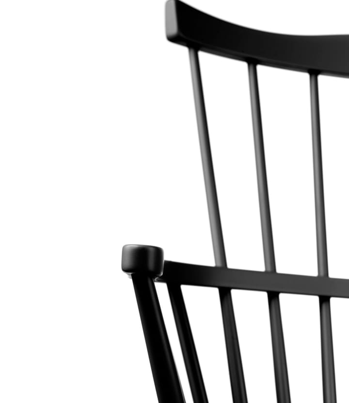 J52D bænk, Beech black painted FDB Møbler