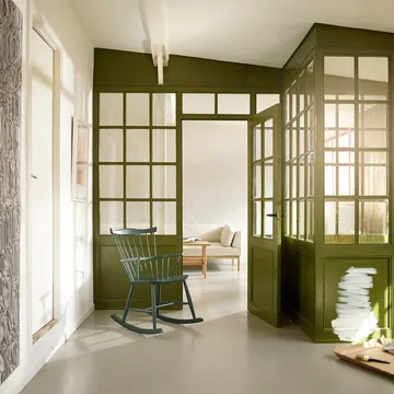 J52G gyngestol - Black green - FDB Møbler