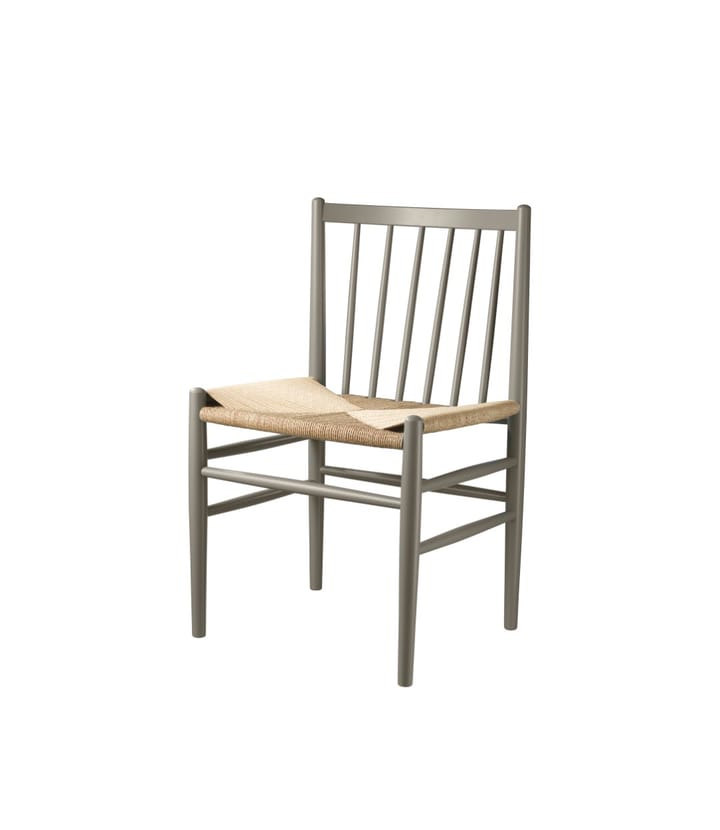J80 stol, Beech moss grey painted-nature FDB Møbler