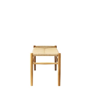 J83B 37x100 cm bænk - Oak nature lacquered-nature - FDB Møbler