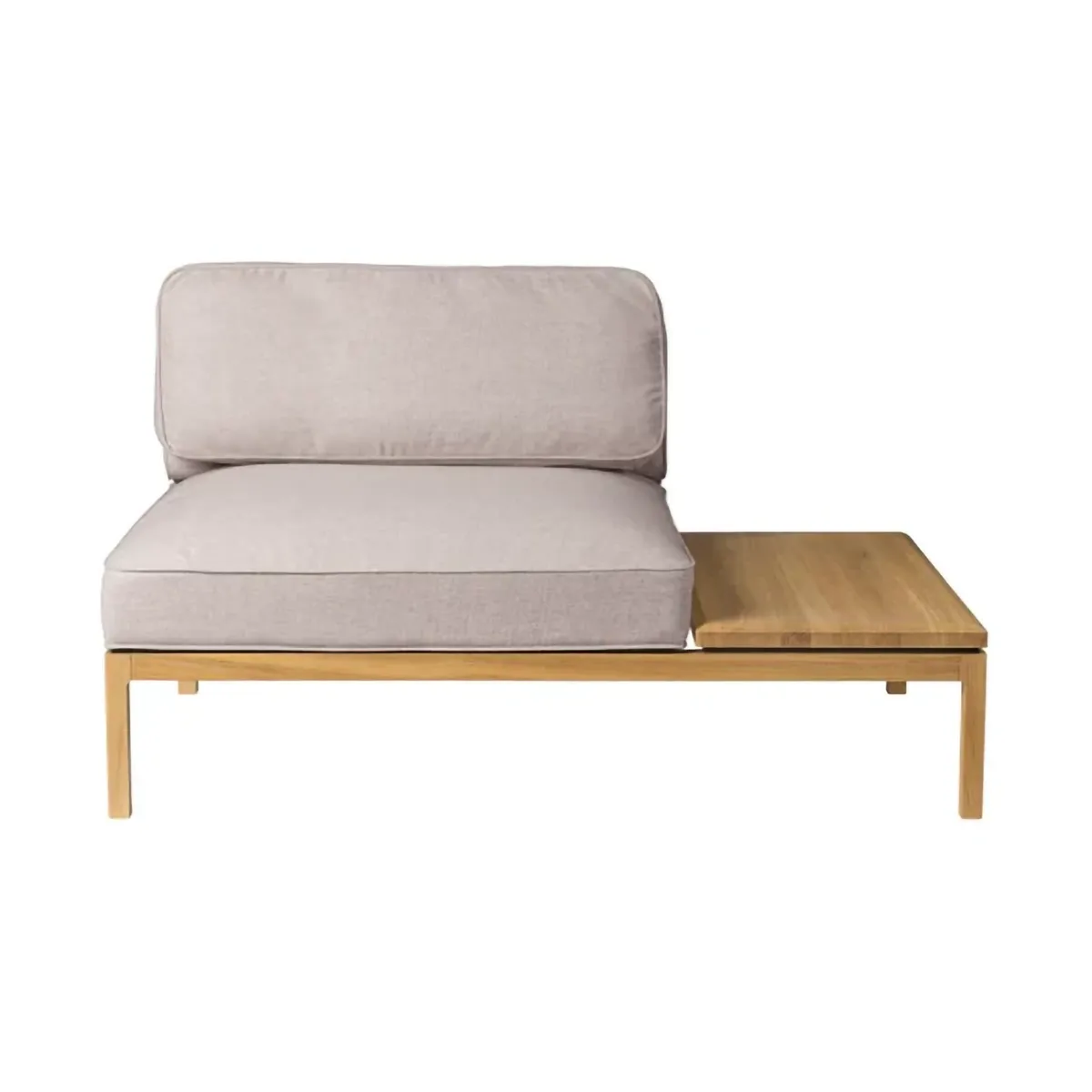 L37 7-9-13 sofa­modul bord højre 130 cm, Stone-lacquered oak FDB Møbler