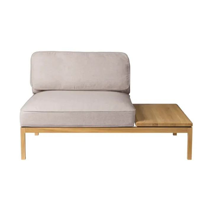 L37 7-9-13 sofa­modul bord højre 130 cm - Stone-lacquered oak - FDB Møbler