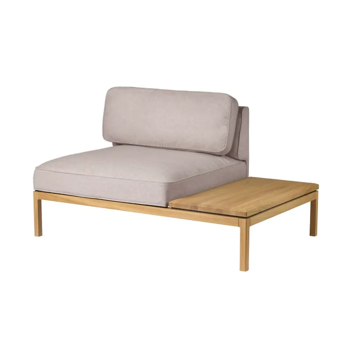 L37 7-9-13 sofa­modul bord højre 130 cm, Stone-lacquered oak FDB Møbler