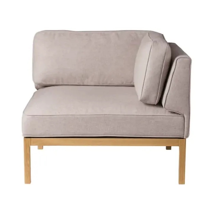 L37 7-9-13 sofamodul højre hjørne 90 cm - Stone-lacquered oak - FDB Møbler