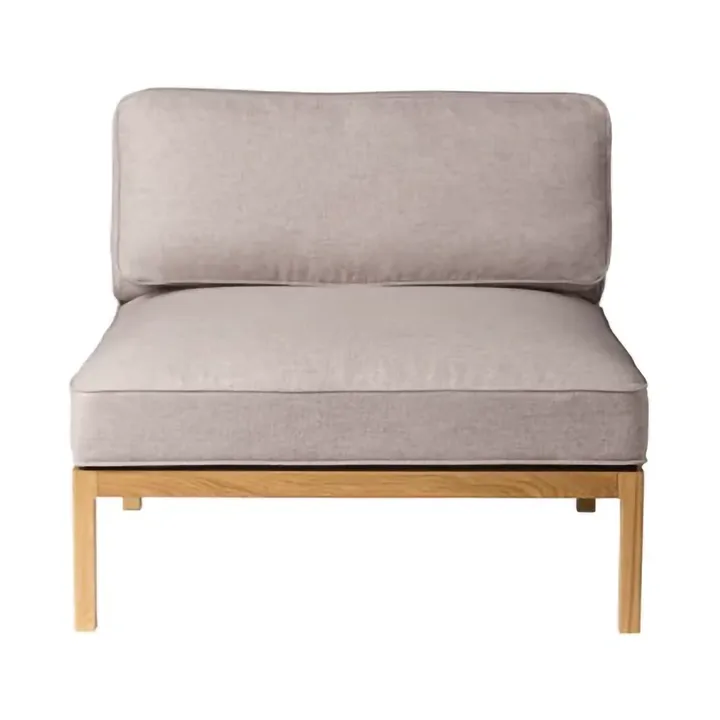 L37 7-9-13 sofa­modul midterdel 90 cm - Stone-lacquered oak - FDB Møbler