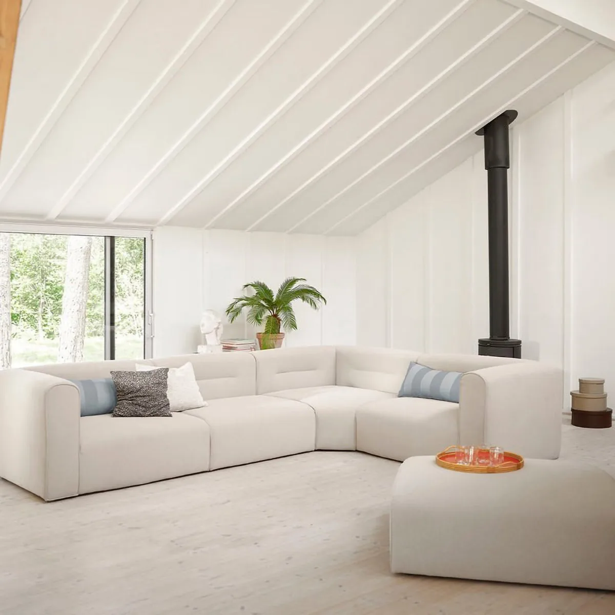 L44 Mols sofamodul midterdel, Beige FDB Møbler