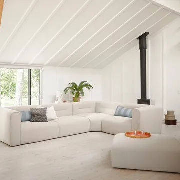 L44 Mols sofamodul puf - Beige - FDB Møbler