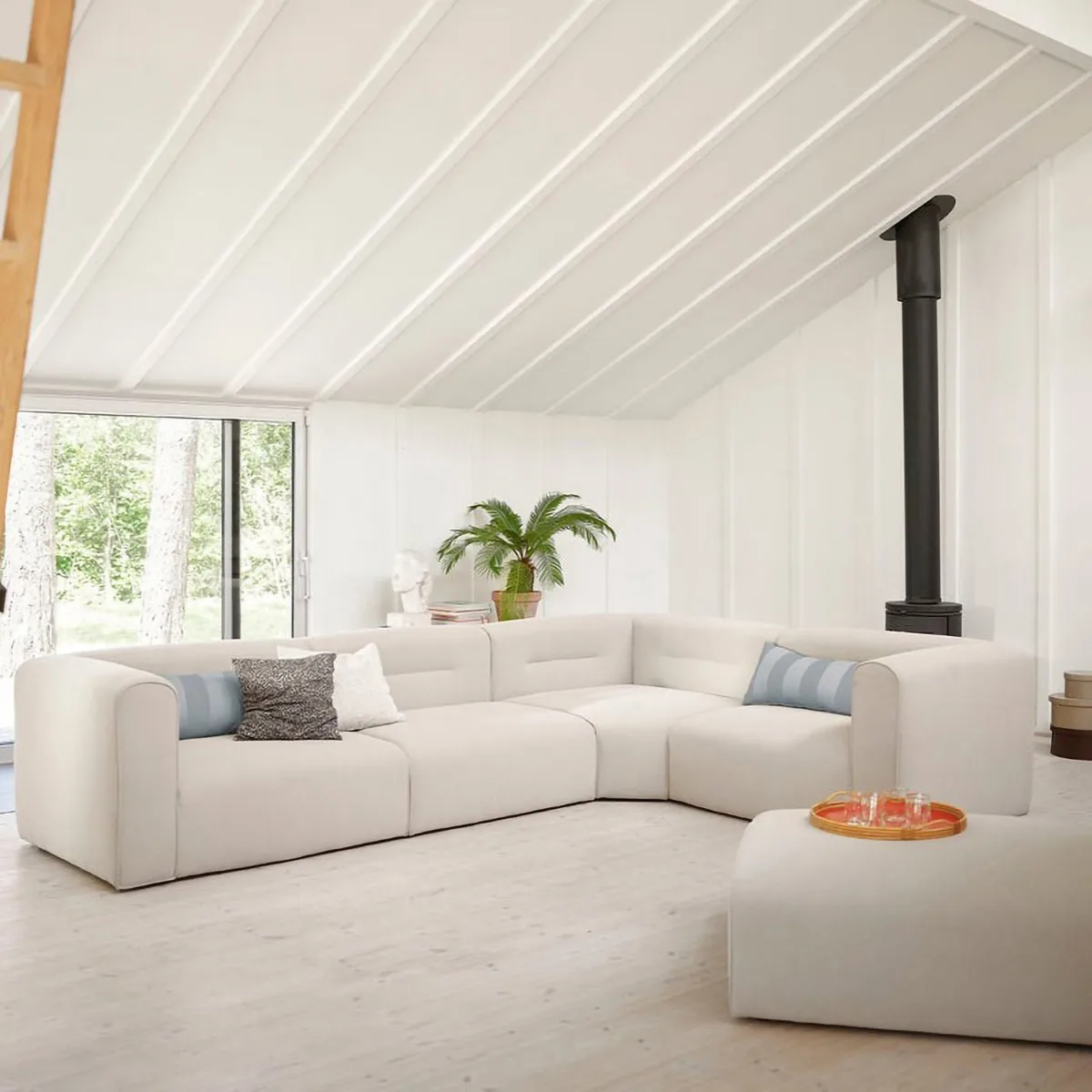 L44 Mols sofamodul venstre, Beige FDB Møbler