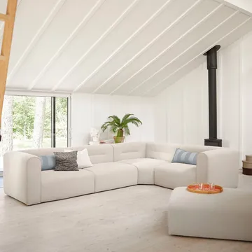 L44 Mols sofamodul venstre - Beige - FDB Møbler