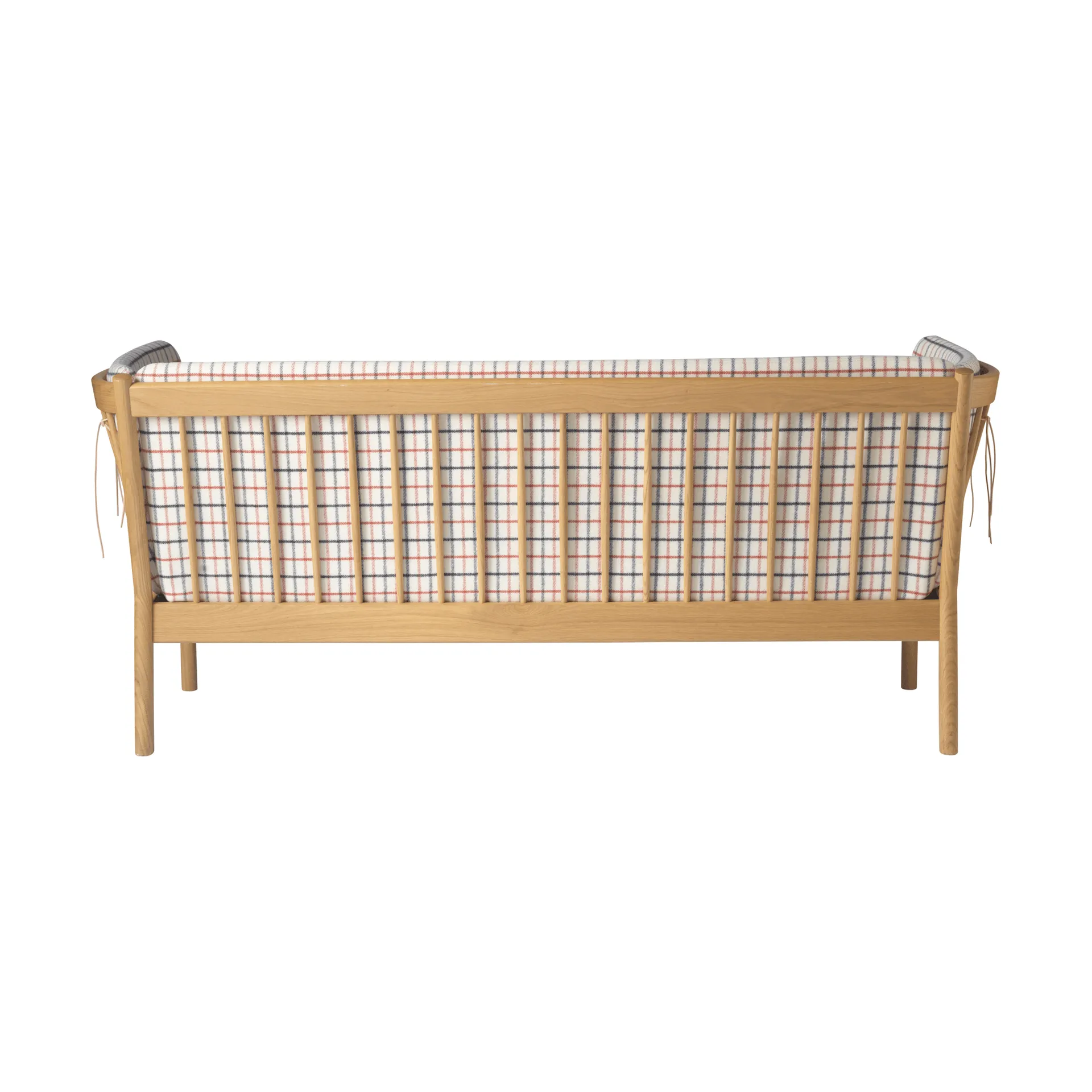 L45 MK154 sofa, Lakeret eg-tekstil beige FDB Møbler