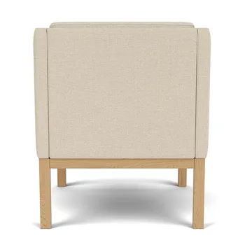 L46 MK155 easy chair lænestol armstol - Lakeret eg-tekstil beige - FDB Møbler