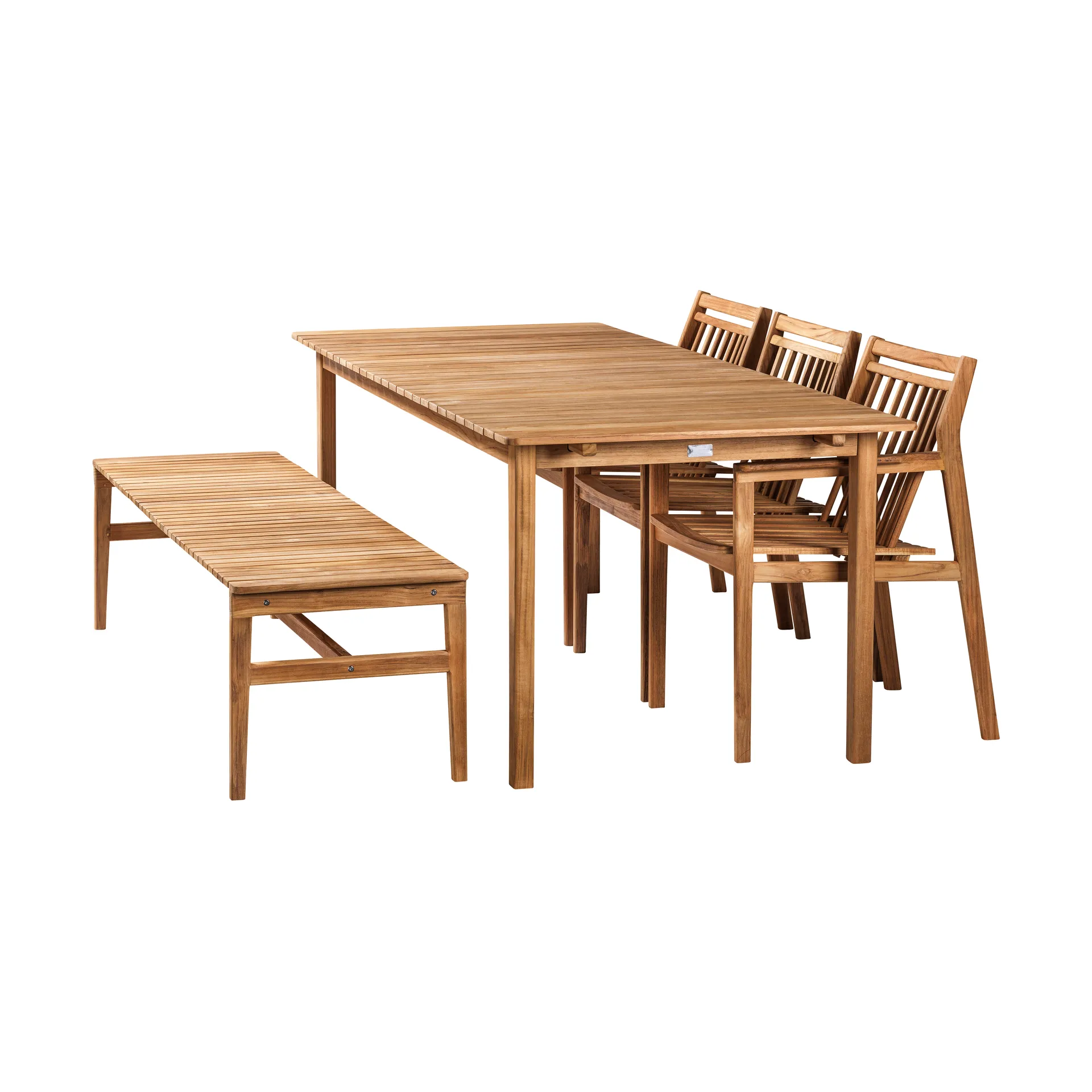 M2 Sammen havebord, Teak-nature oiled FDB Møbler