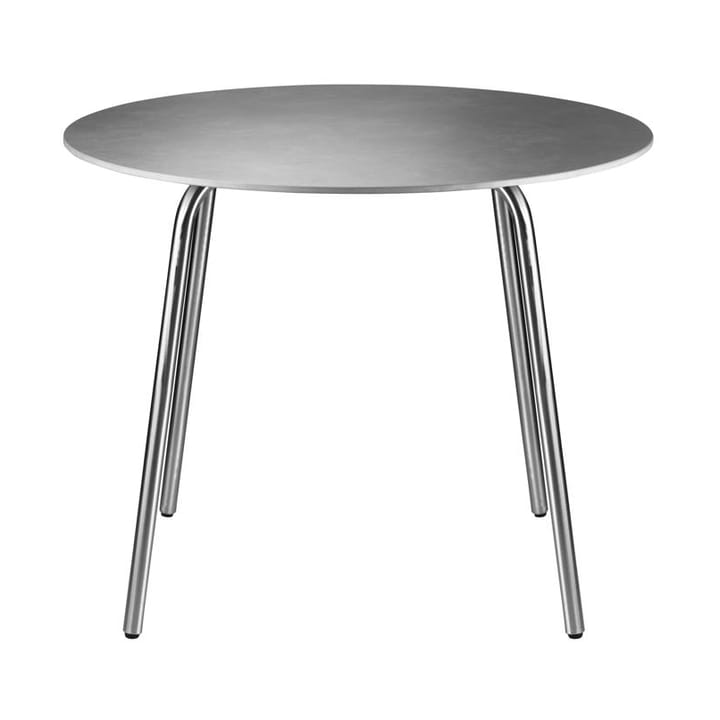 M21 Teglgård havebord Ø90 cm - Stone-stainless steel - FDB Møbler