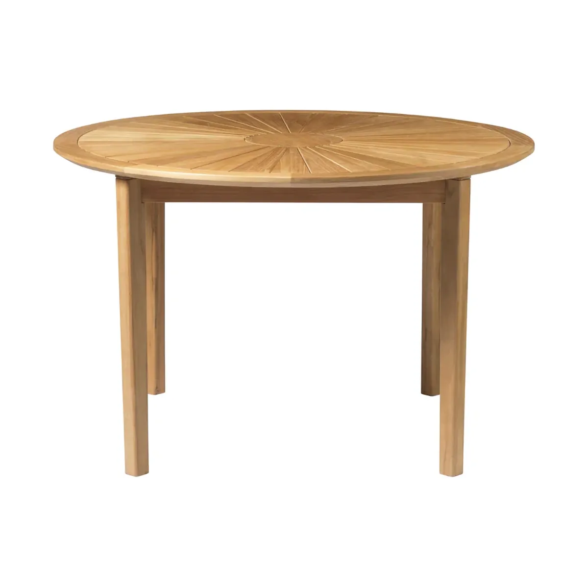 M27 Sammen havebord Ø120 cm, Teak solid oiled FDB Møbler