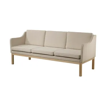 MK46 Mogens Koch 3-personers sofa - Lacquered oak-beige 90 - FDB Møbler