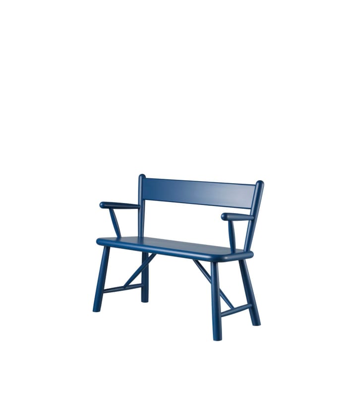 P11 børnebænk, Beech blue painted FDB Møbler