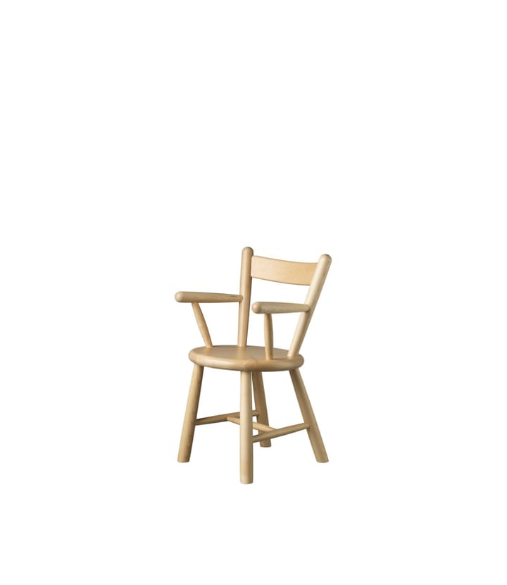 P9 børnestol, Beech nature lacquered FDB Møbler