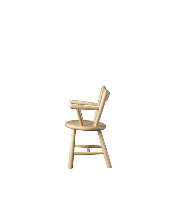 P9 børnestol, Beech nature lacquered FDB Møbler