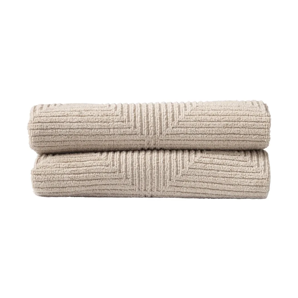 R33 Kirkeby håndklæde 2-pak, Rainy day FDB Møbler