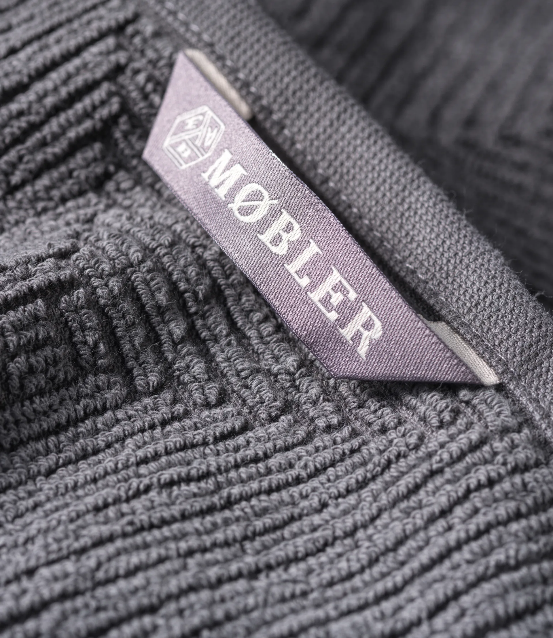 R33 Kirkeby håndklædesæt 4 dele, Granite gray FDB Møbler