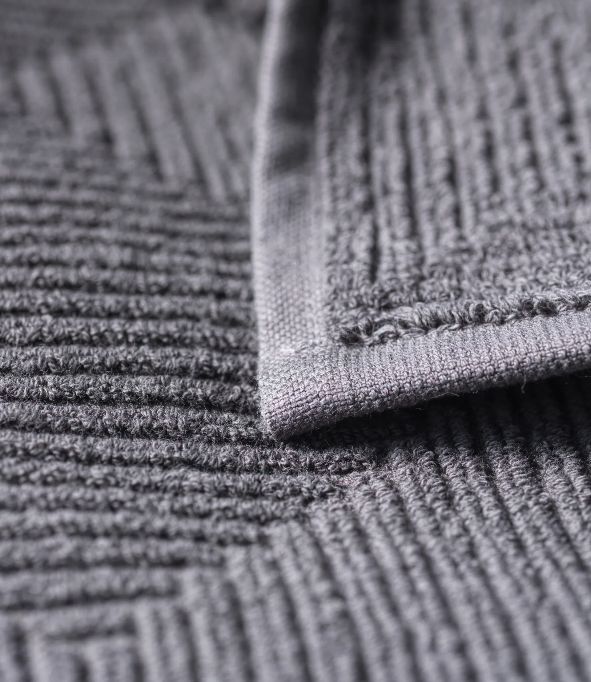 R33 Kirkeby håndklædesæt 4 dele, Granite gray FDB Møbler