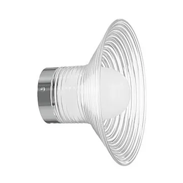 U12 Sletterhage væglampe - Aluminium-opalglas, fast installation - FDB Møbler