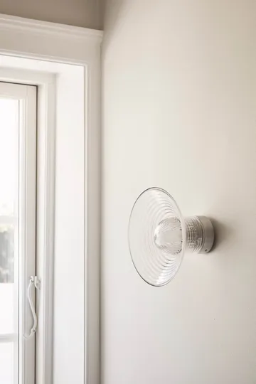 U12 Sletterhage væglampe - Aluminium-opalglas, fast installation - FDB Møbler