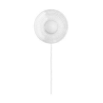 U12 Sletterhage væglampe - Aluminium-opalglas - FDB Møbler