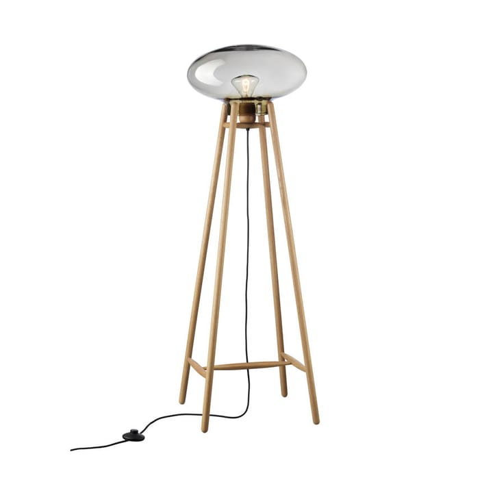 U5 Hiti gulvlampe - Smokey grey-oak nature lacquered - FDB Møbler