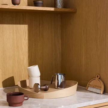 V43 Top bakke Ø38 cm - Lacquered oak - FDB Møbler