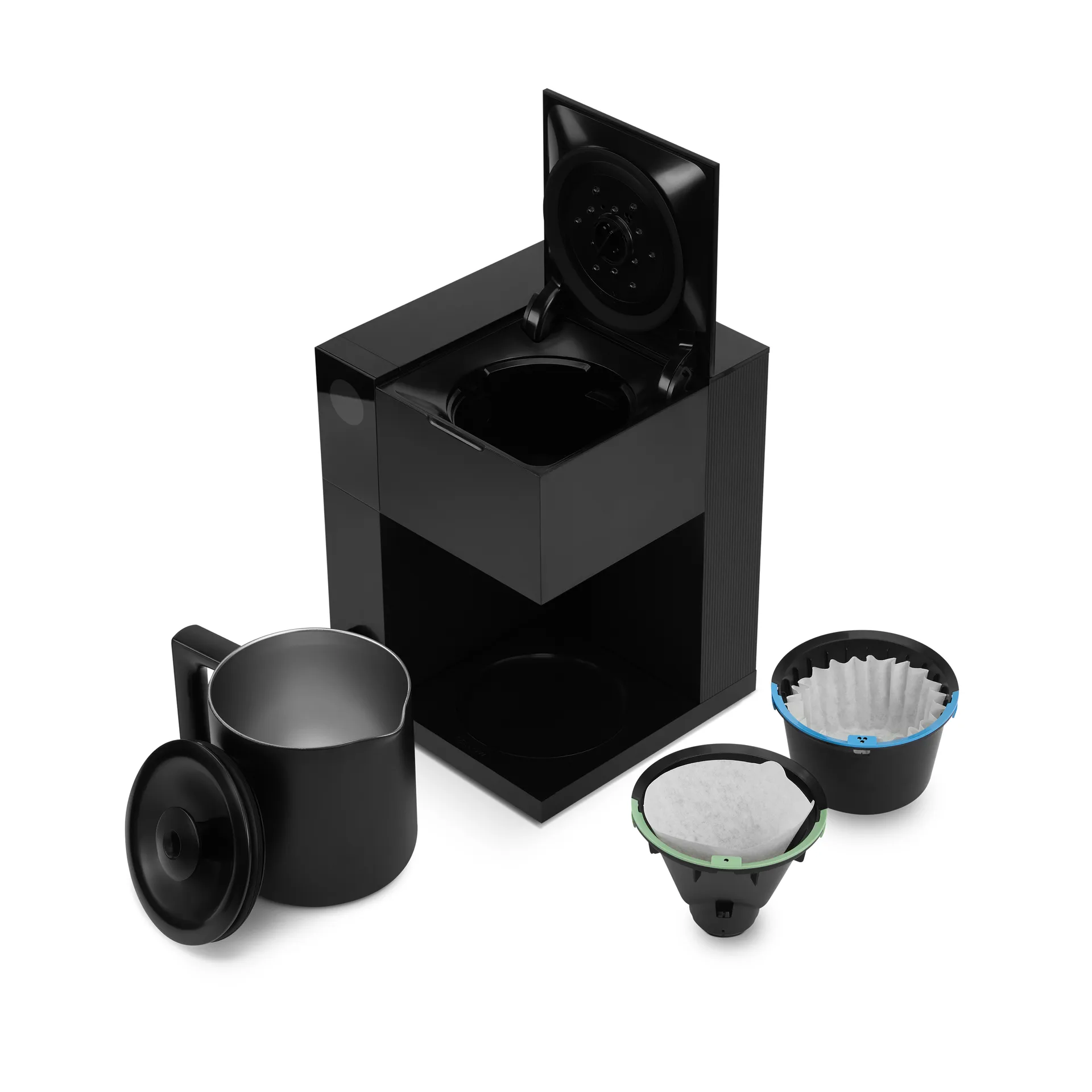 Aiden Precision kaffemaskine, Matte black Fellow