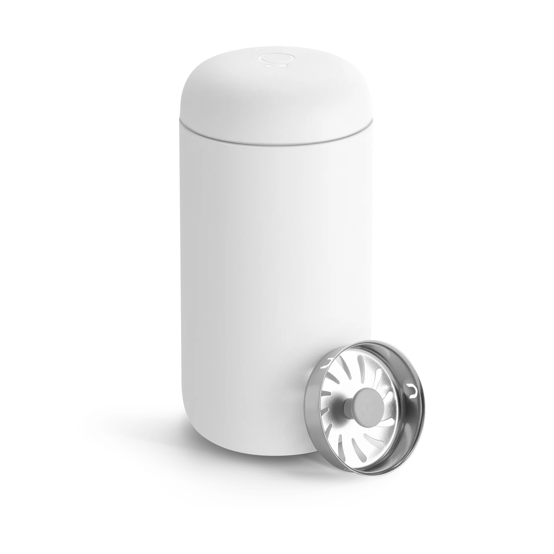 Carter termokrus med stænkskærm 35 cl, Matte white Fellow