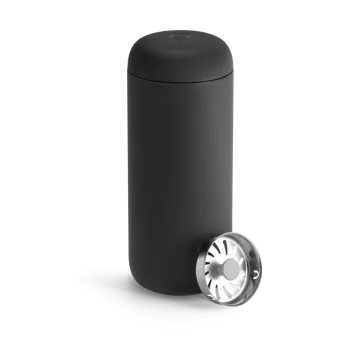 Carter termokrus med stænkskærm 47 cl - Matte black - Fellow