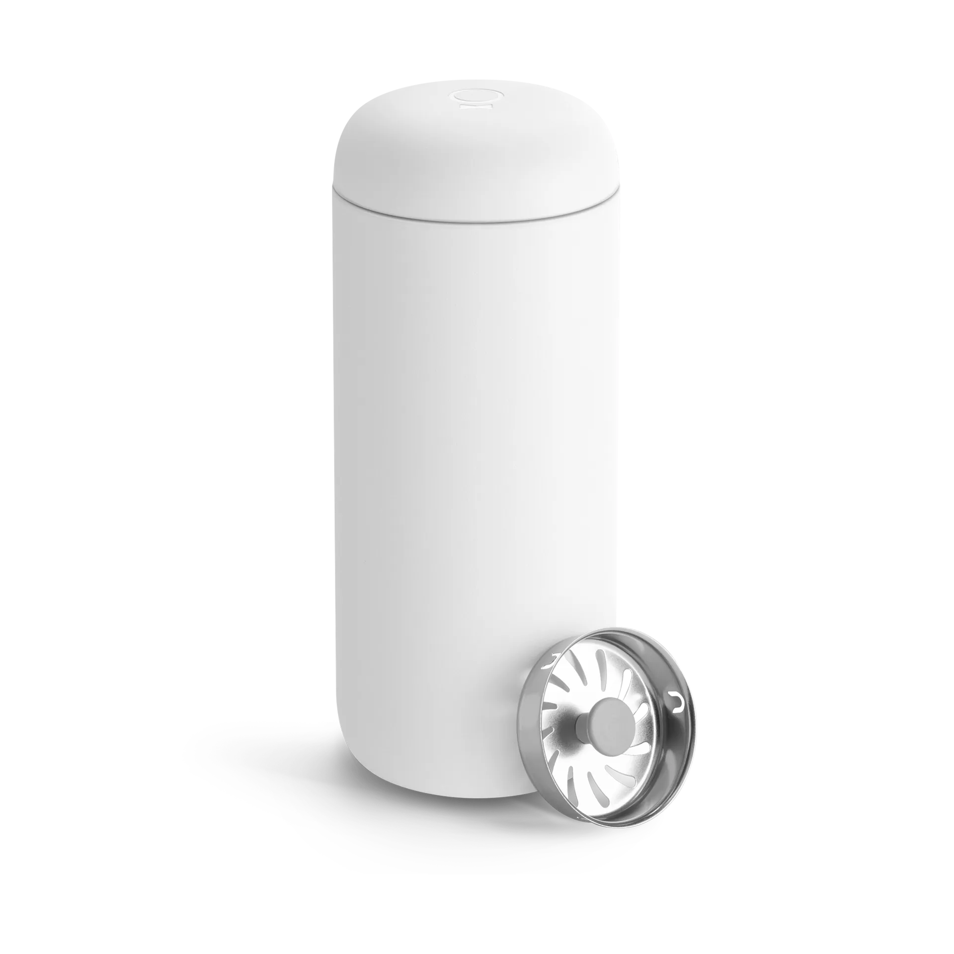 Carter termokrus med stænkskærm 47 cl, Matte white Fellow