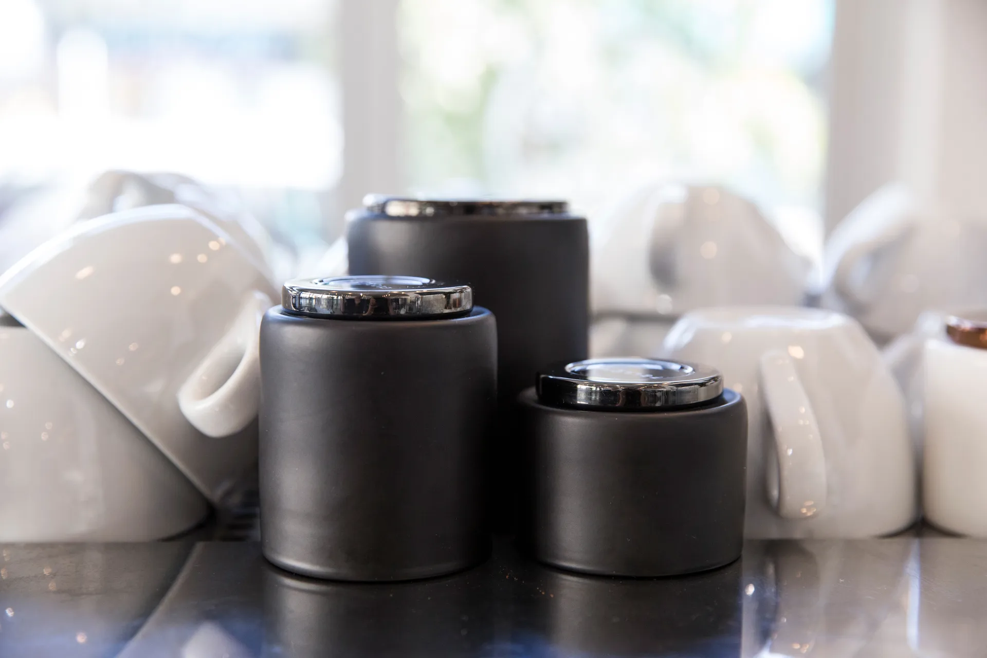 Monty latte kop 11oz 32 cl, Black  Fellow