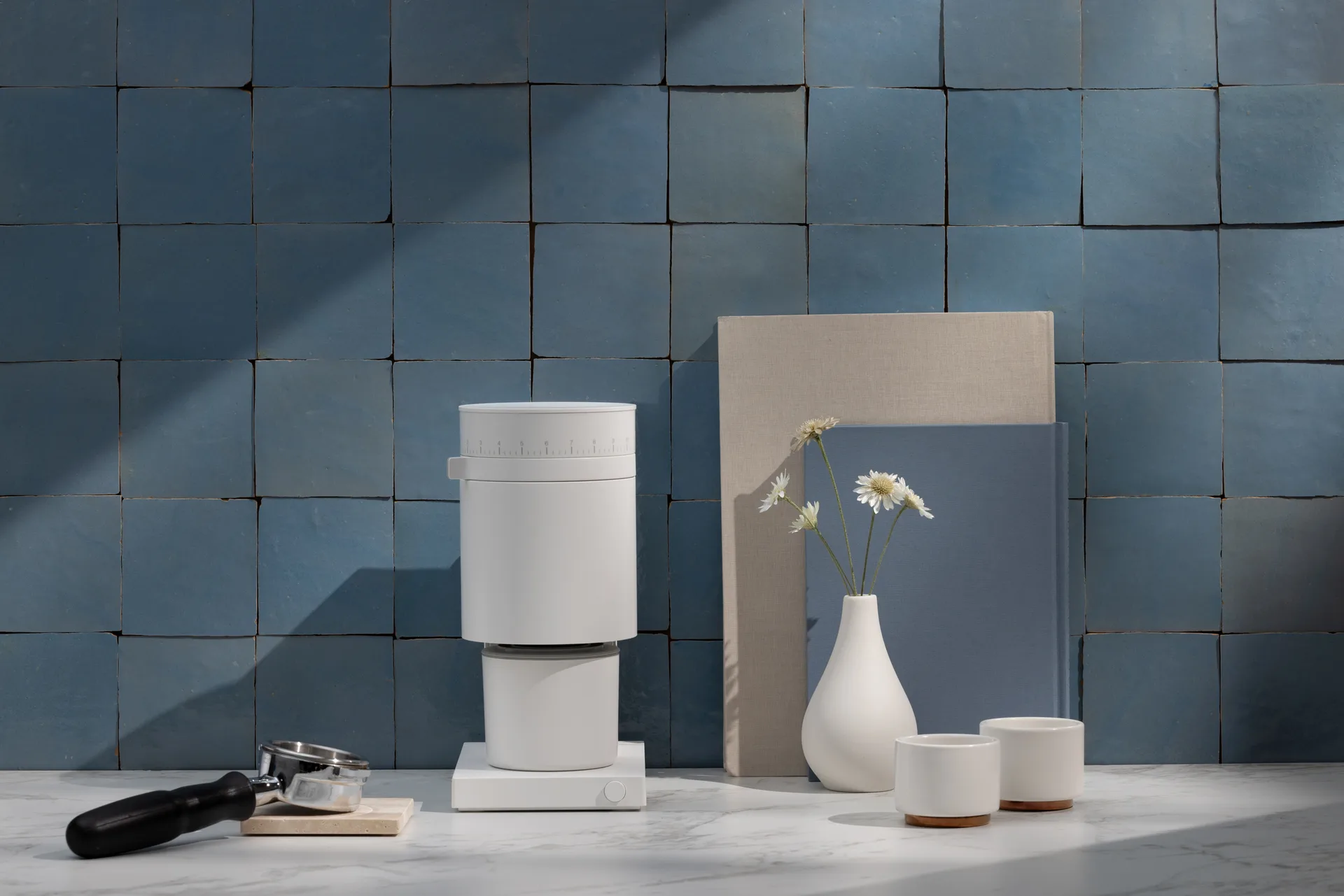 Opus Conical Burr kaffekværn, Hvid Fellow